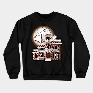 Gothic Gingerbread House Crewneck Sweatshirt